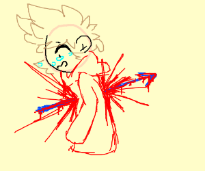 300x250 man getting shot drawing - Shot Drawing