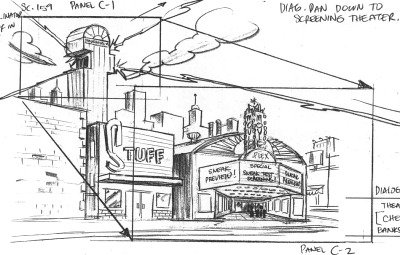 400x255 cartoon snap storyboard commentary drawing pans - Shot Drawing