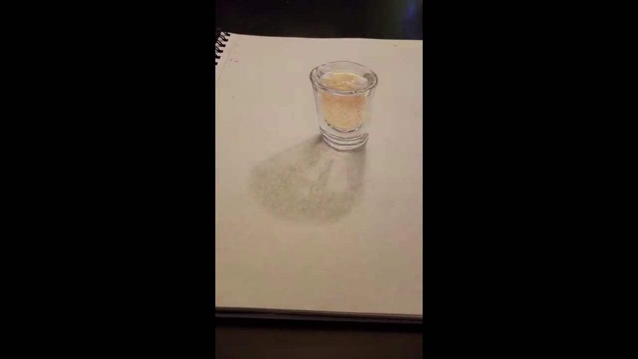 Shot Glass Drawing