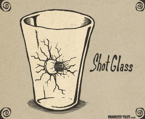 497x406 Shot Glass - Shot Glass Drawing