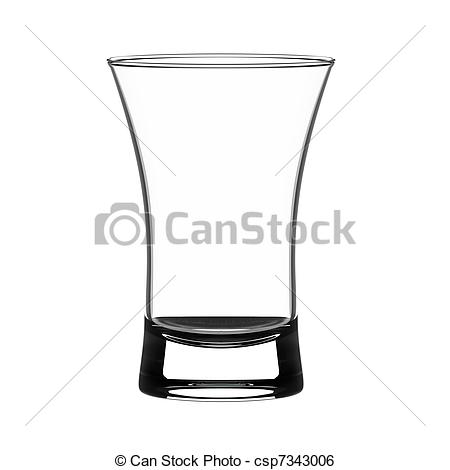 450x470 Shot Glass Empty Shot Glass Isolated On White - Shot Glass Drawing