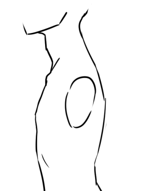 292x389 z e m a e l ho would you draw shoulders from the side i've - Shoulder Drawing