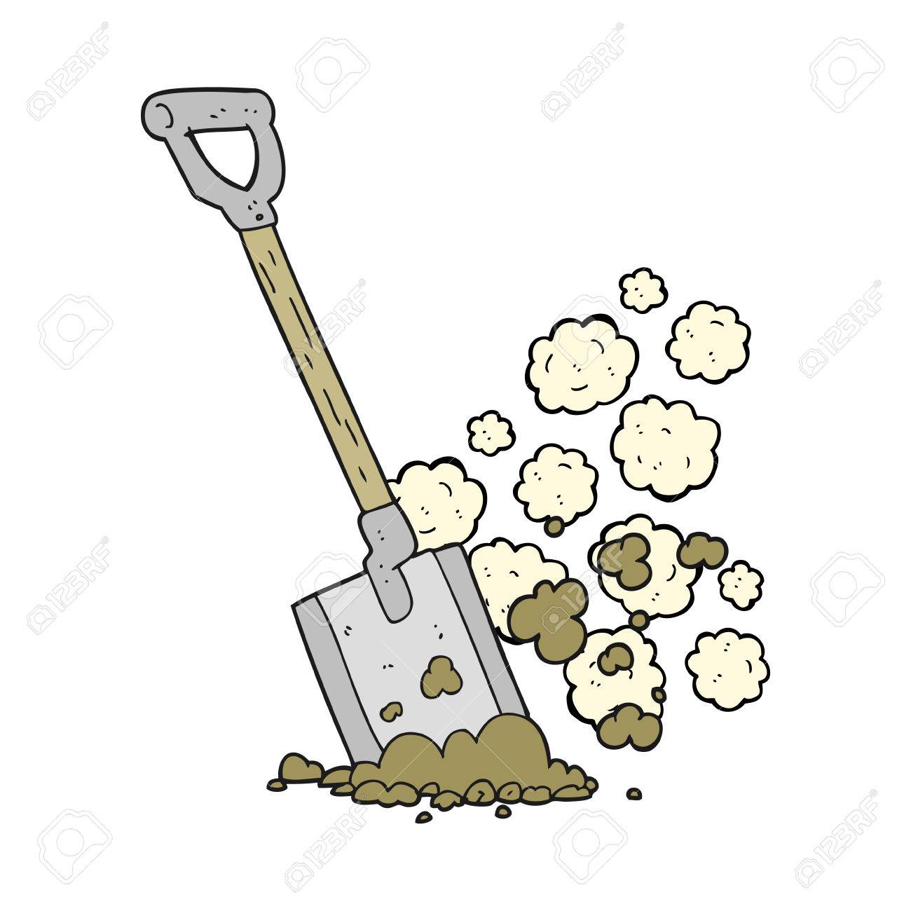 1300x1300 Shovel Clipart Dirt Drawing - Shovel Drawing