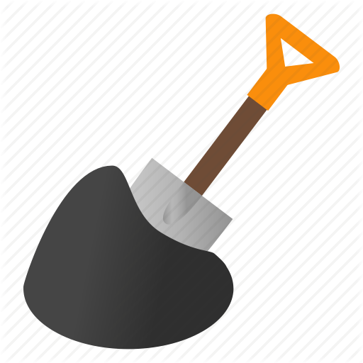 512x512 agriculture, drawing, farm, isometric, shovel, steel, tool icon - Shovel Drawing