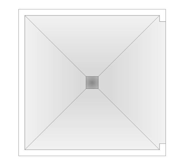 640x576 Bathroom - Shower Drawing