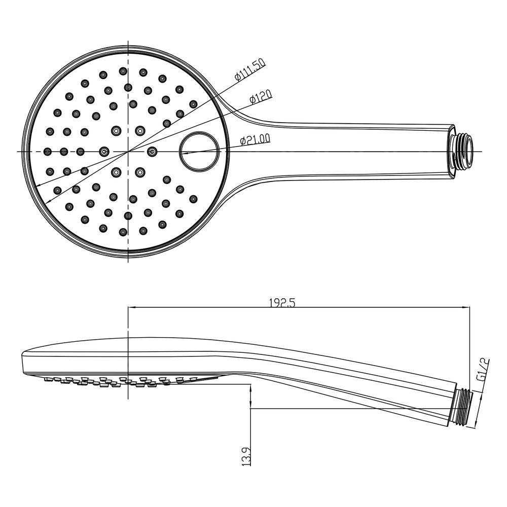 1000x1000 xxl rain shower stainless steel shower head - Shower Head Drawing