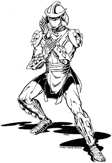 220x320 peter laird's tmnt blog blast from the past - Shredder Drawing