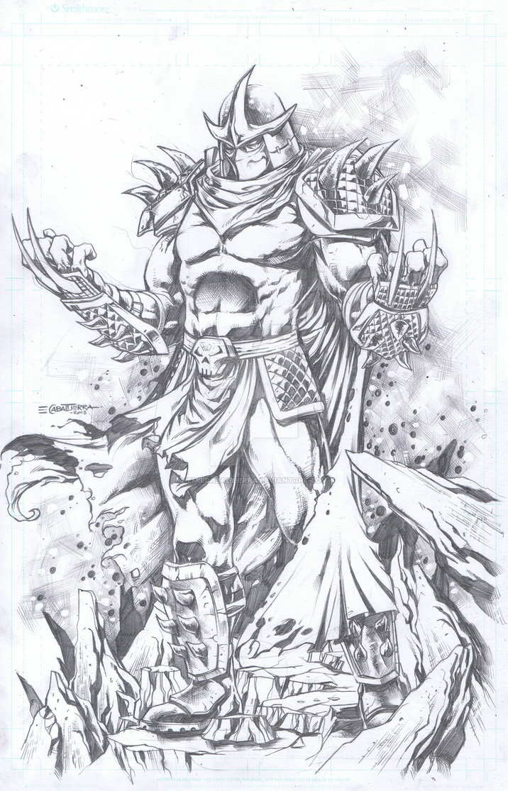 716x1115 shredder - Shredder Drawing