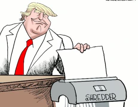 462x360 varvel drawing trump's shredder - Shredder Drawing