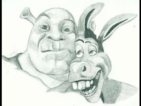 480x360 how to draw shrek - Shrek Drawing