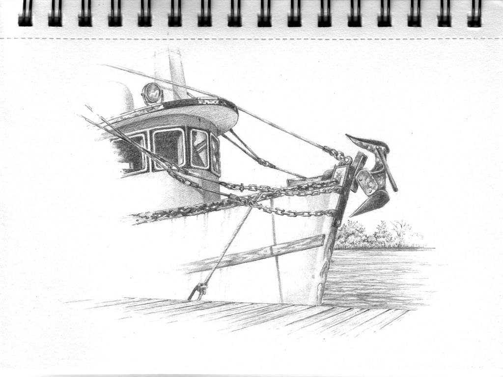 1024x767 shrimp boats - Shrimp Boat Drawing