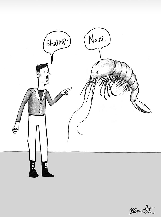 671x900 shrimp drawing - Shrimp Drawing