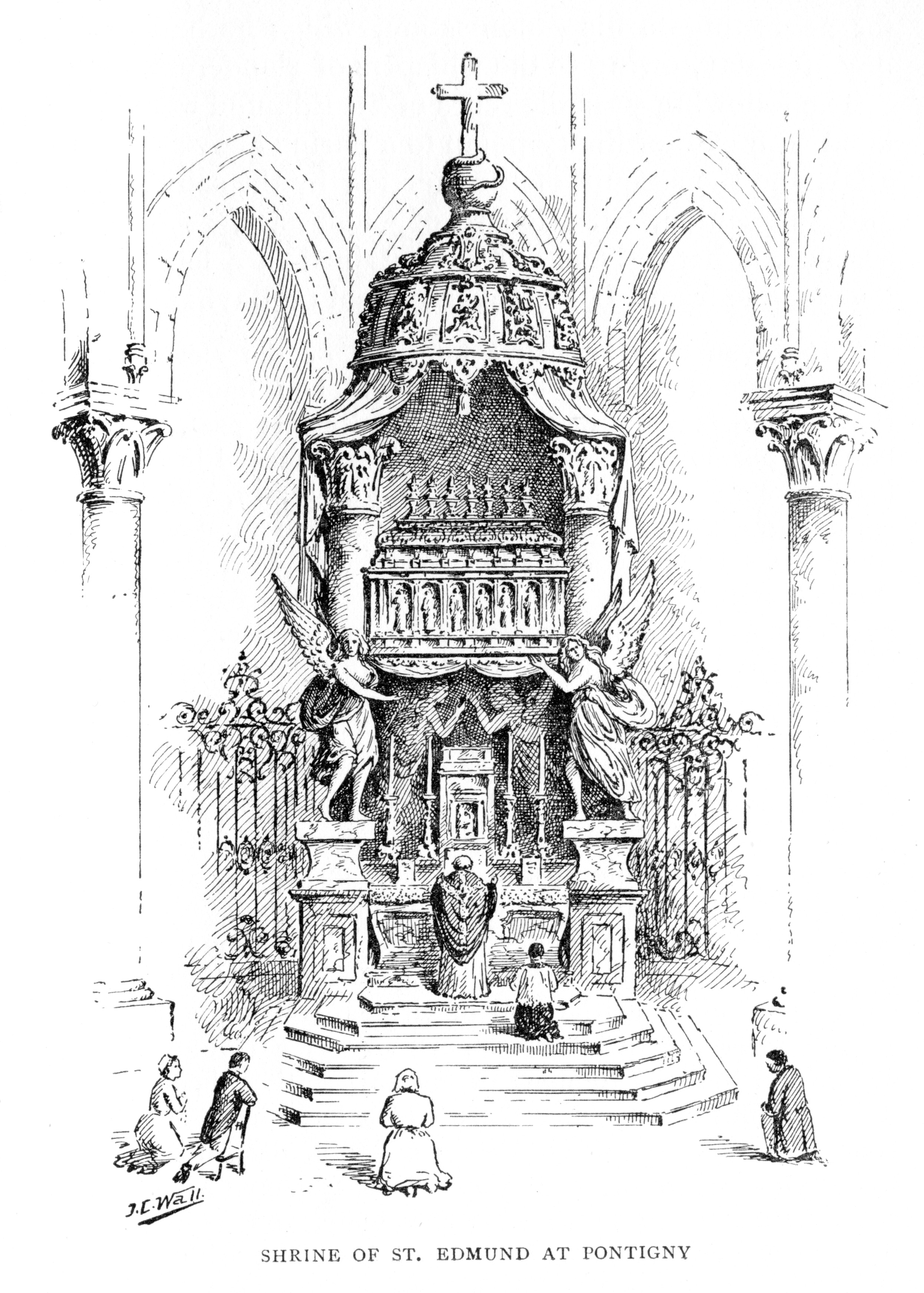 2492x3487 british shrines, wall, chapter four, part four - Shrine Drawing