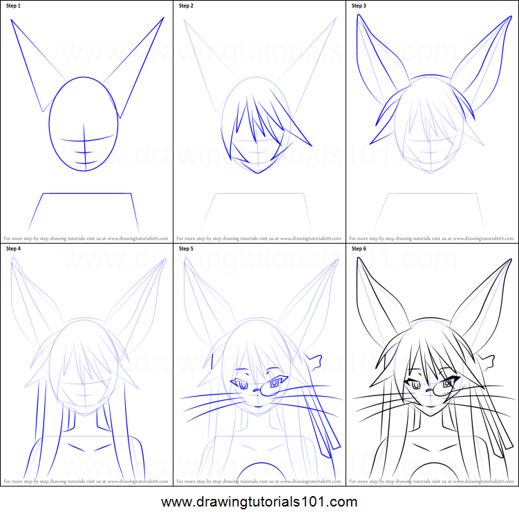 751x755 How To Draw Shrine Priestess From No Game No Life Printable Step - Shrine Drawing