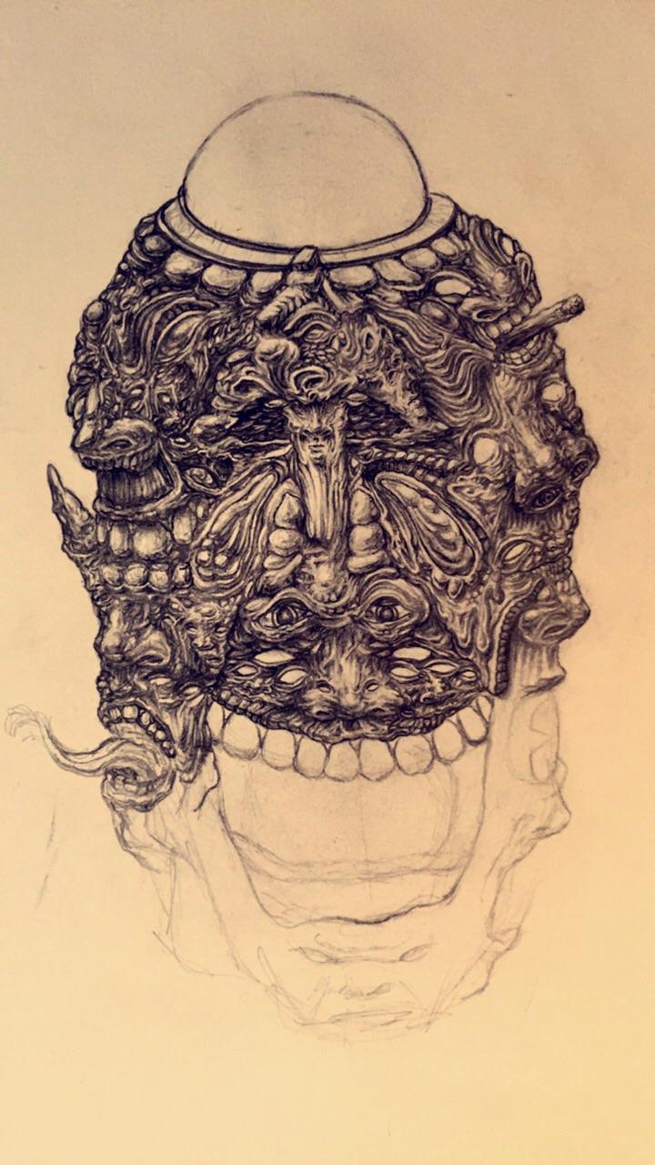 720x1280 shroom drawing i'm working onlet me know what you guys think so - Shroom Drawings