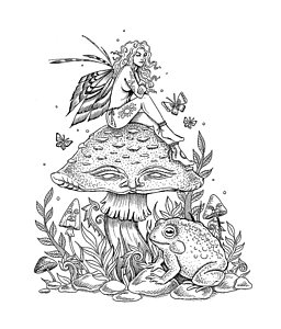 256x300 shroom drawings fine art america - Shroom Drawings