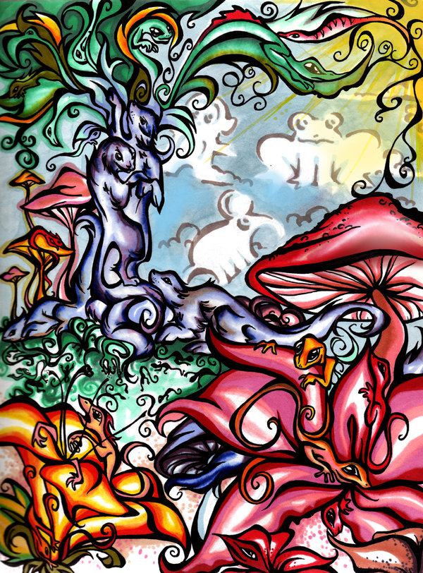 600x812 shroom wallpaper - Shroom Drawings