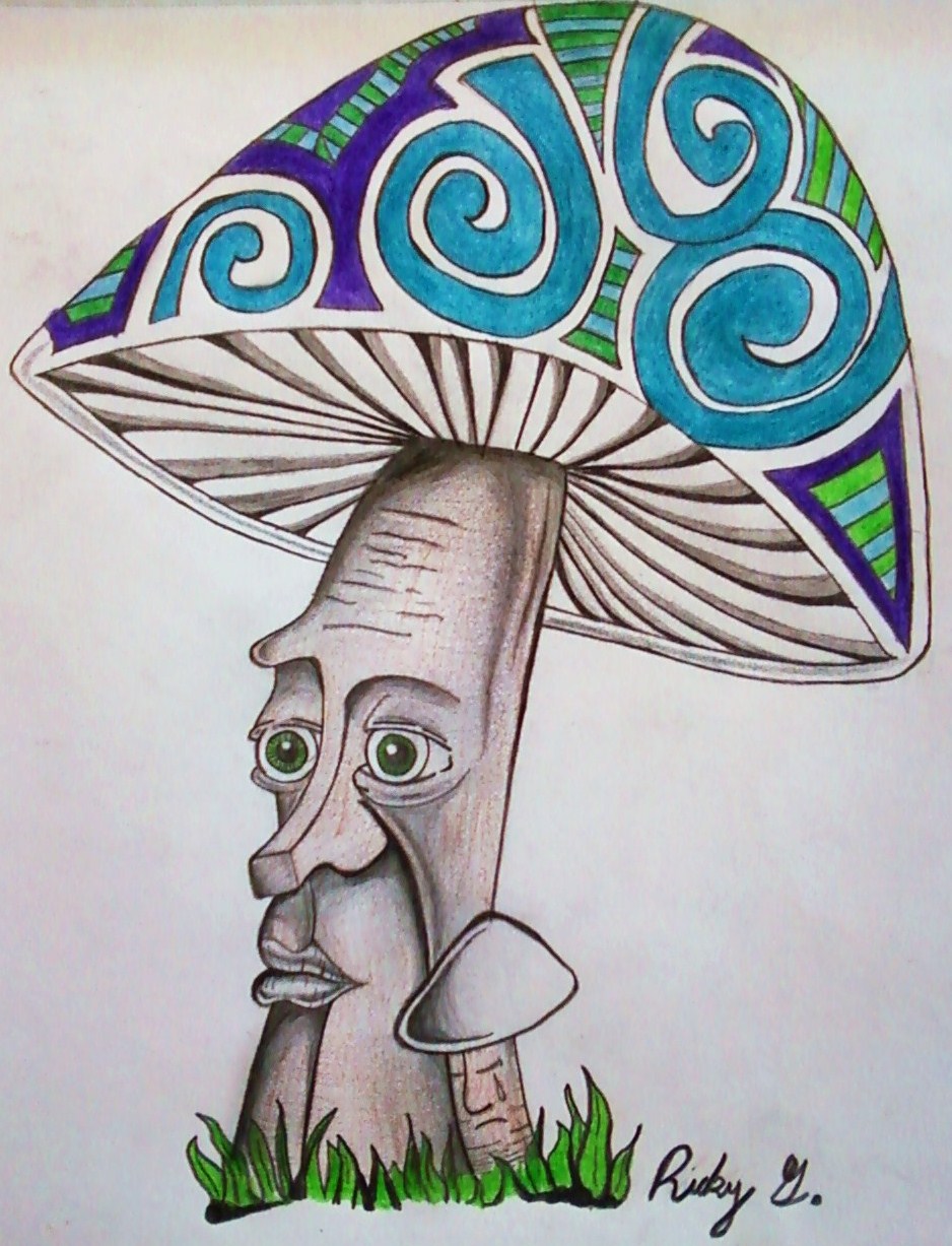 938x1227 shroom - Shroom Drawings