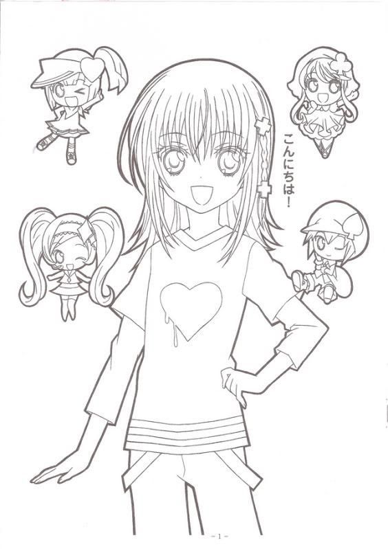 564x799 shugo chara coloring pages - Shugo Chara Drawing