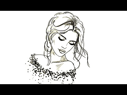 480x360 how to draw a shy girl - Shy Girl Drawing