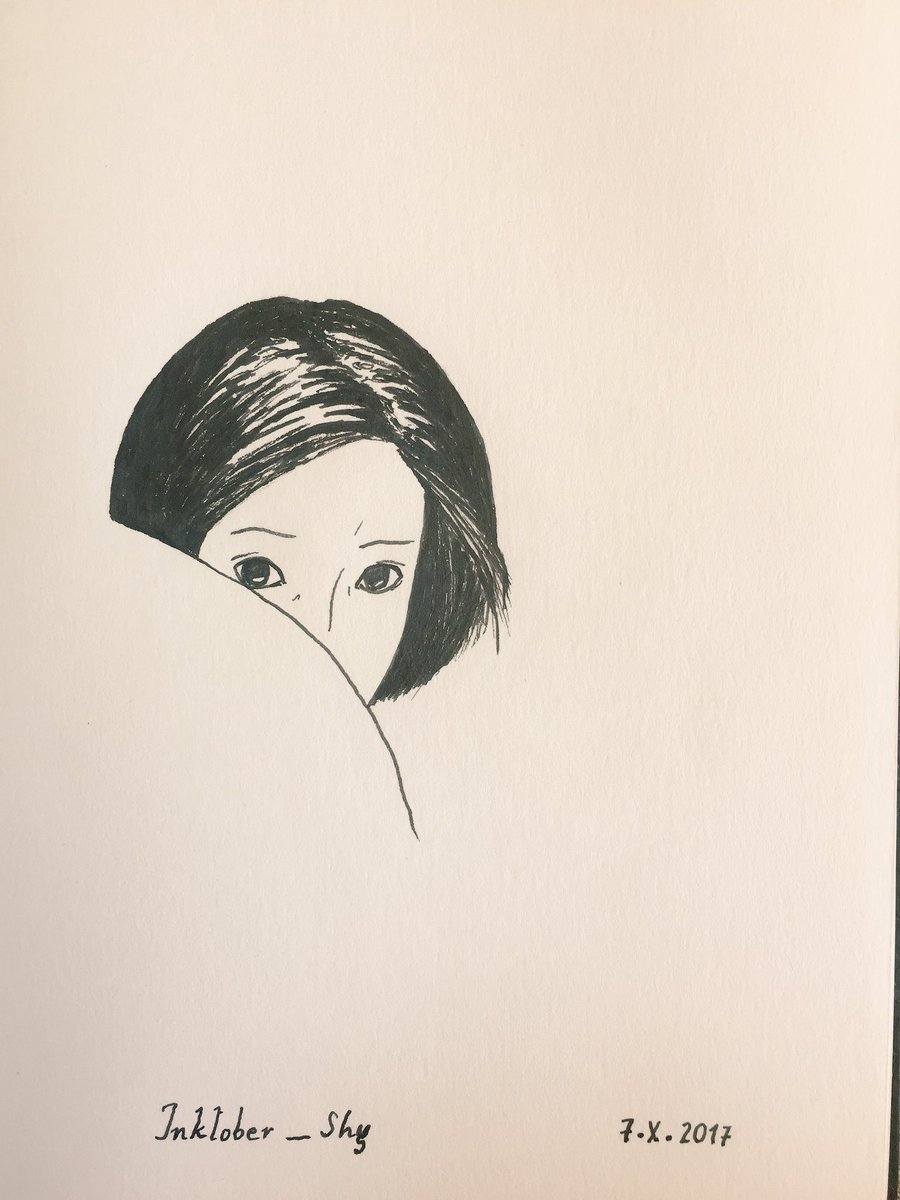 900x1200 coralie mercier on twitter - Shy Girl Drawing
