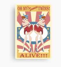 210x230 siamese twins drawing canvas prints redbubble - Siamese Twins Drawing