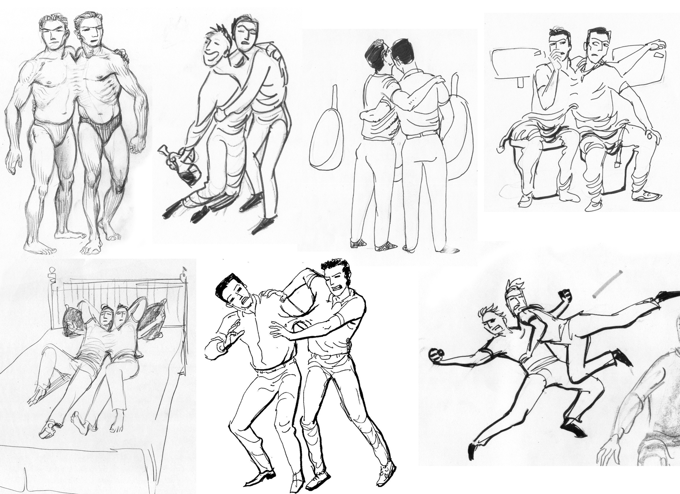 2335x1696 siamese twins srinivas mohan's blog - Siamese Twins Drawing