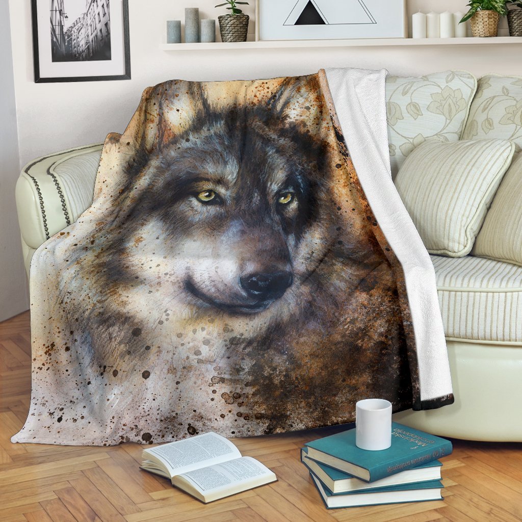 1024x1024 siberian husky drawing print blanket grizzshop - Siberian Husky Drawing