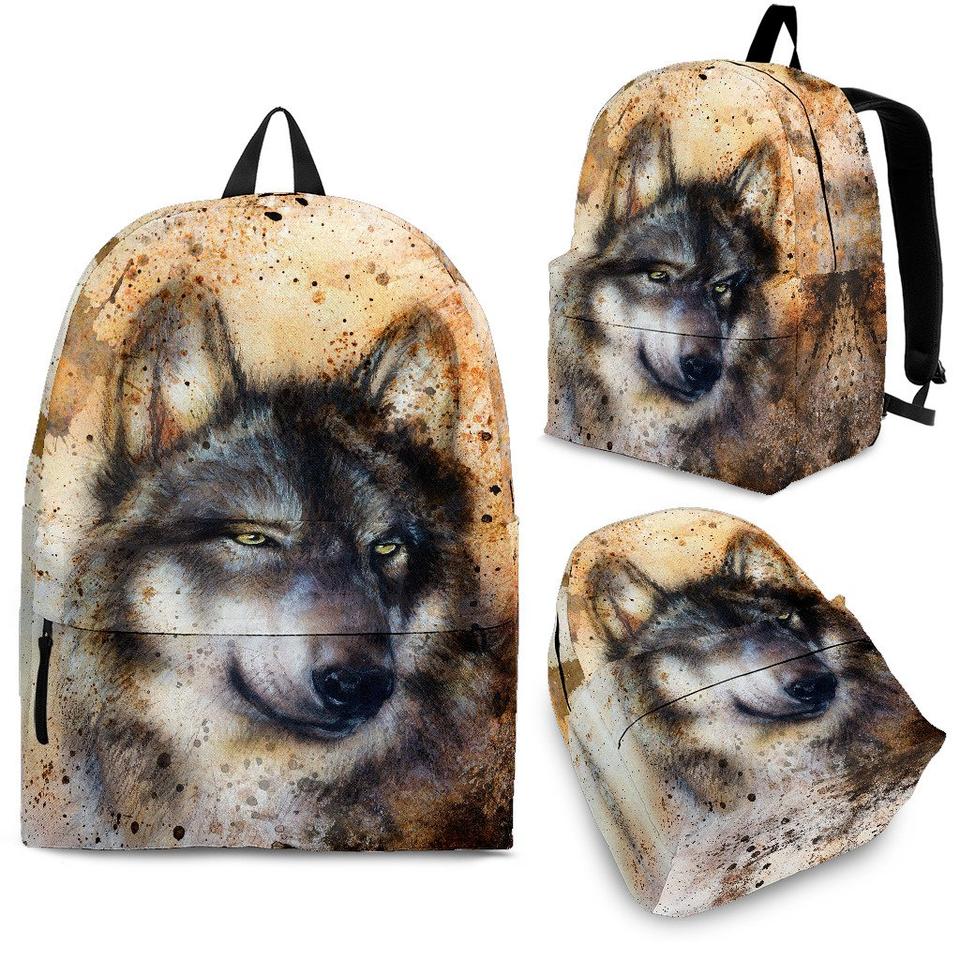 960x960 siberian husky drawing print premium backpack grizzshop - Siberian Husky Drawing