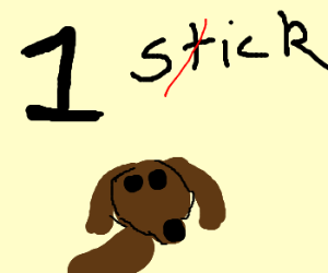 300x250 One Sick Dog - Sick Dog Drawing