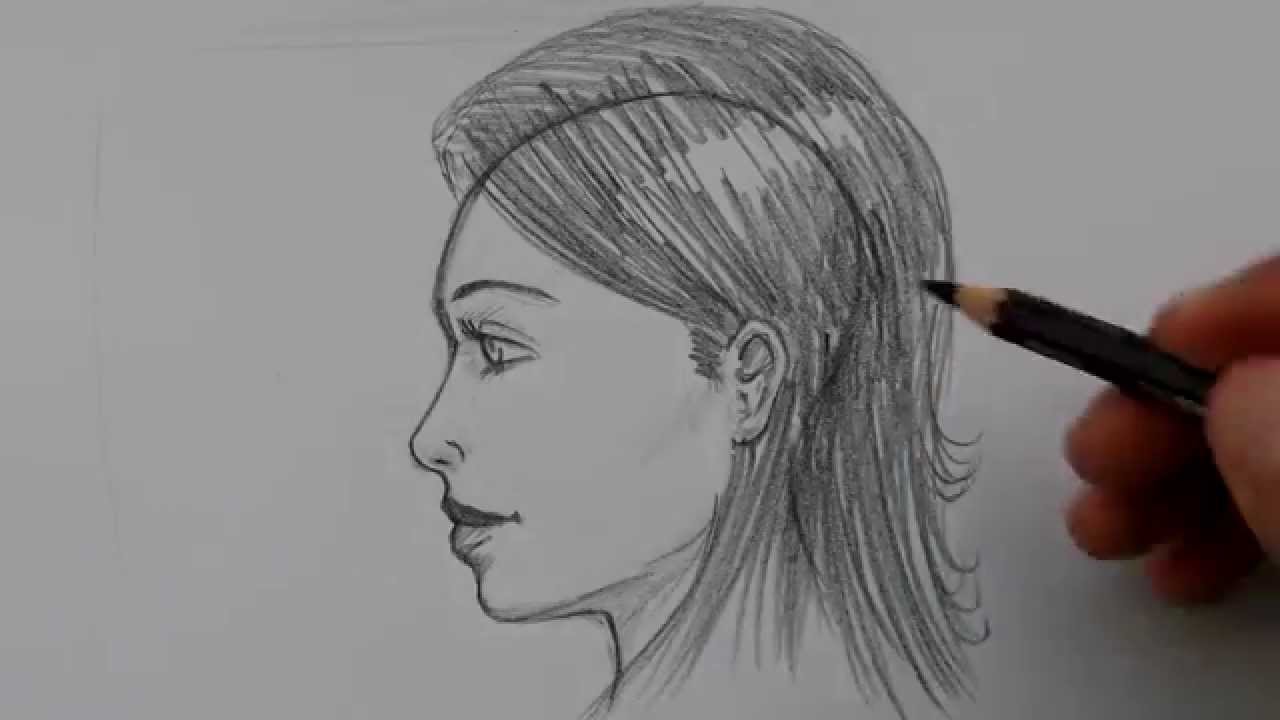 1280x720 Super Easy Way To Draw Faces From The Side! - Side Portrait Drawing