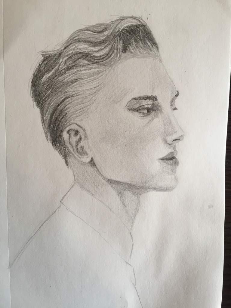 768x1024 Male Side Profile Art Amino - Side Profile Drawing