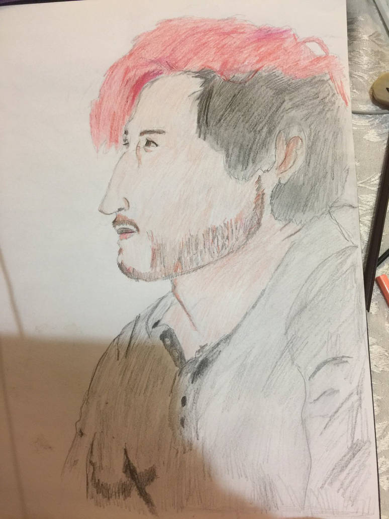 774x1033 Markiplier Side Profile Drawing - Side Profile Drawing