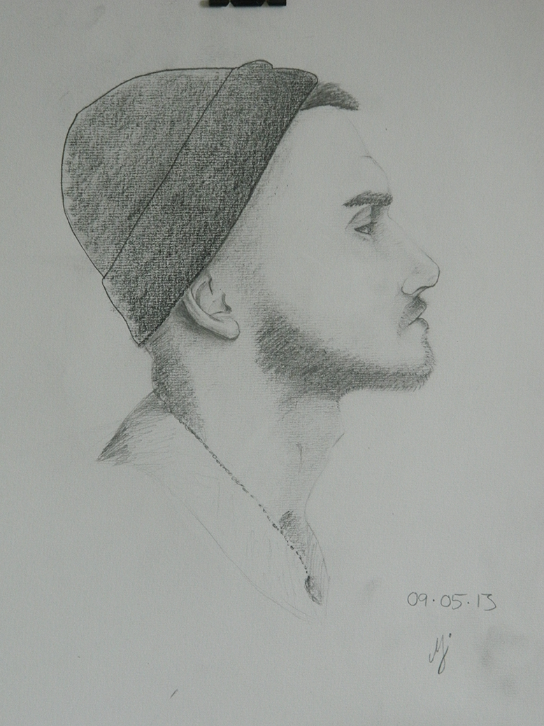 778x1037 Mathias Jorgensen Drawing On The Right Side Of The Brain Profile - Side Profile Drawing