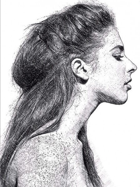 448x600 Side Profile Drawing - Side Profile Drawing
