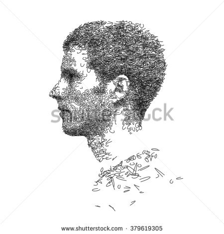 450x470 How To Draw A Side Profile Silhouette Great Free Clipart - Side Profile Face Drawing