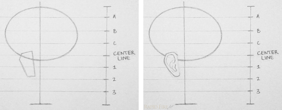 976x382 how to draw a face from the side steps rapidfireart - Side View Drawing