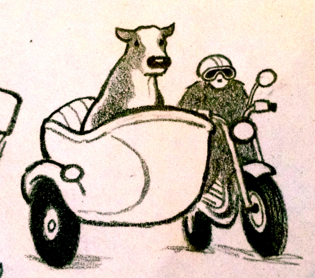 1083x955 sensational sidecars sunny side up! - Sidecar Drawing