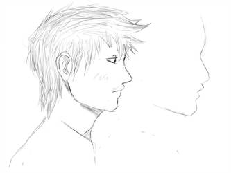 333x250 Practise Sideways Face - Sideways Face Drawing