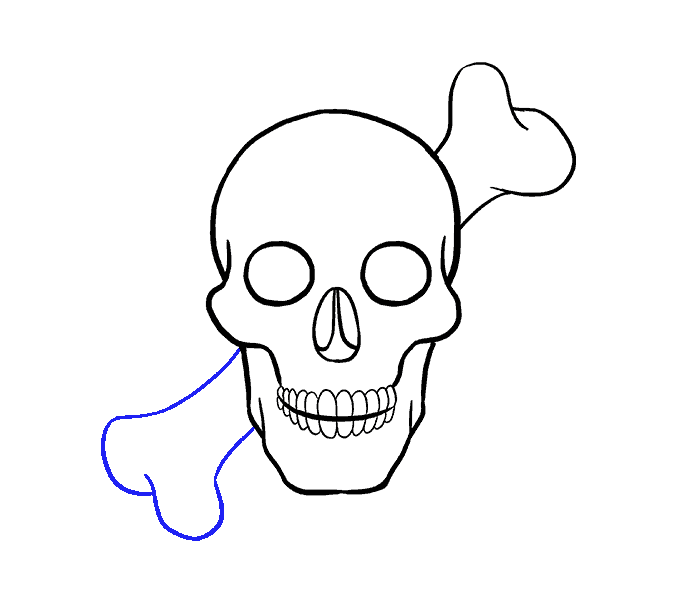 Sideways Skull Drawing At Explore Collection Of