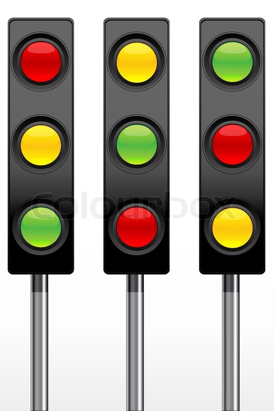 533x800 illustration of traffic signal icon on stock vector colourbox - Signal Drawing
