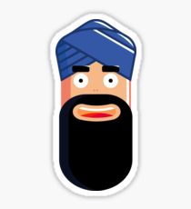 210x230 sikh drawing stickers redbubble - Sikh Drawing