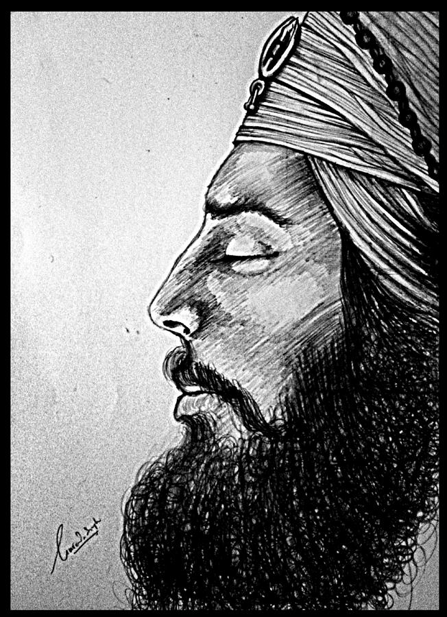 652x900 sikh drawing - Sikh Drawing