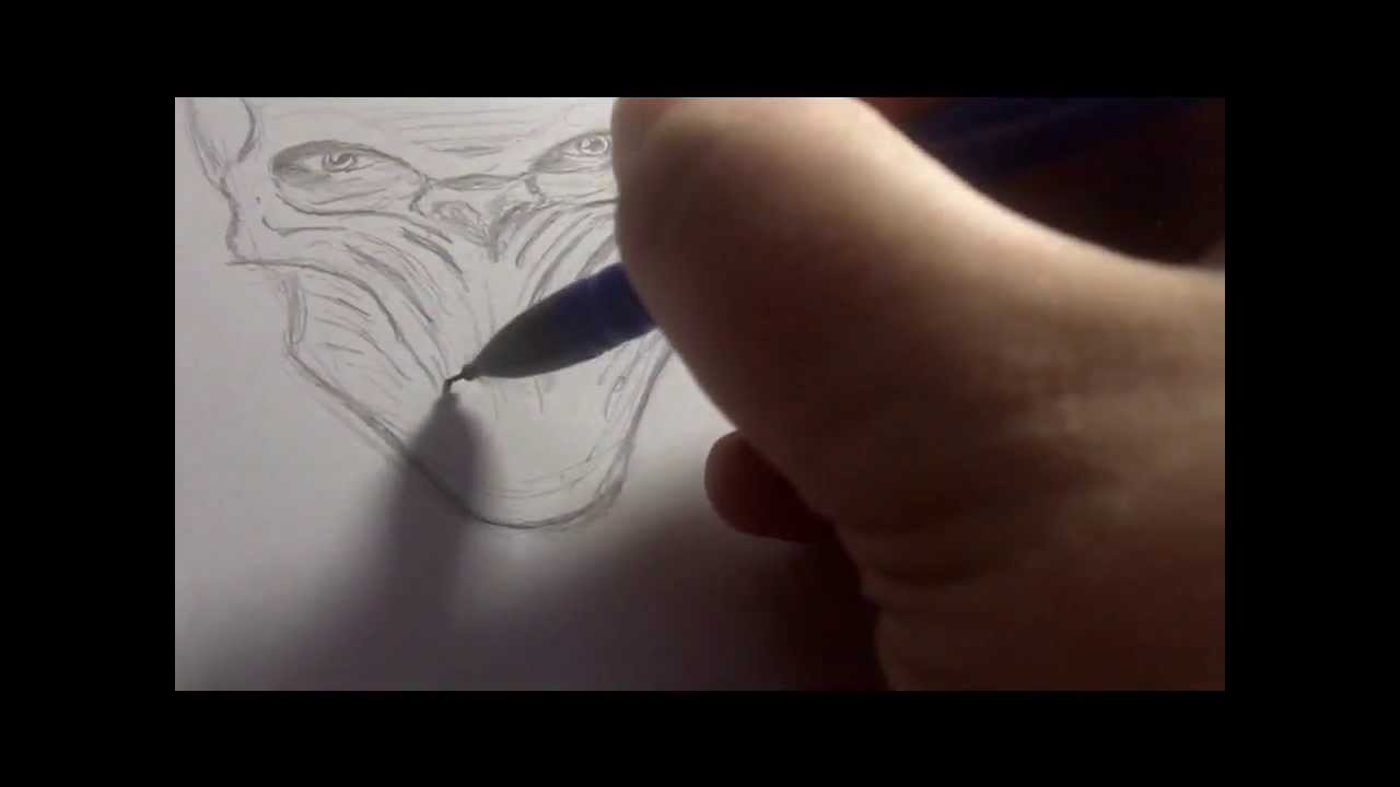 1280x720 drawing the silence alien face from doctor who - Silence Drawing