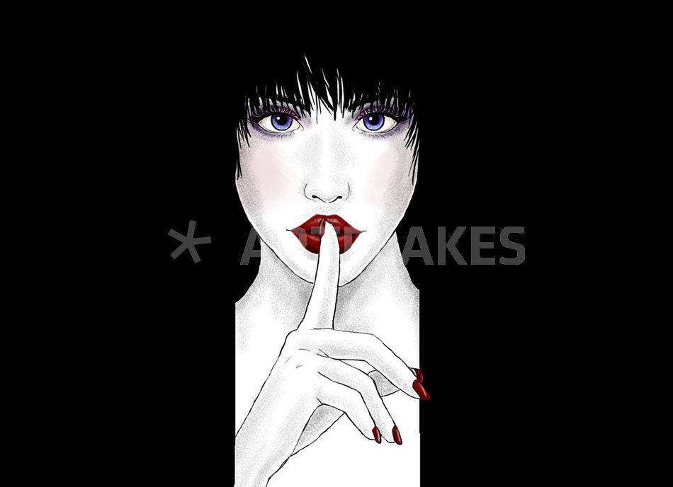 950x688 silence drawing art prints and posters - Silence Drawing