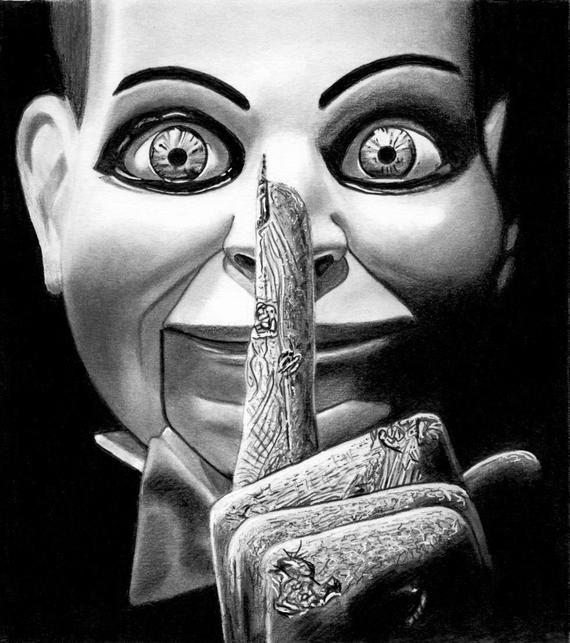 570x643 billy from dead silence etsy - Silence Drawing