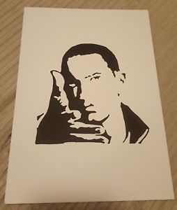 254x300 eminem silhouette drawing signed autograph memoribilia ebay - Silhouette Drawing
