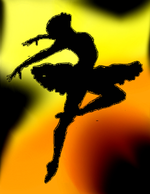 294x380 ballerina silhouette a other speedpaint drawing - Silhouette Drawing