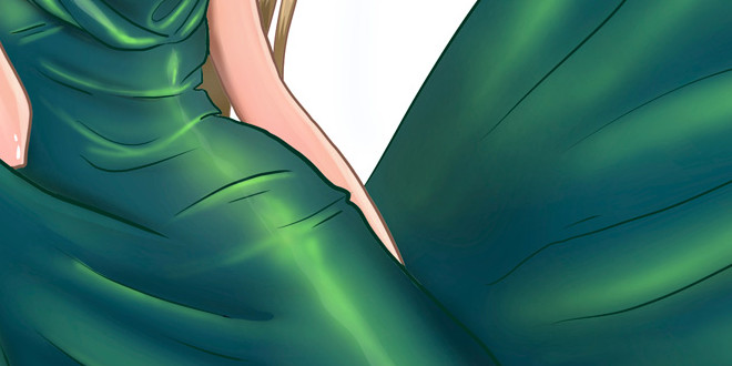 660x330 how to draw silk and satin i draw fashion - Silk Drawing