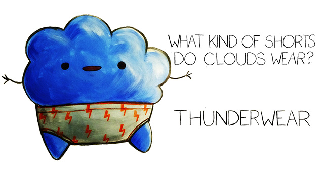 640x336 funny puns illustrated with cute drawings - Silly Drawings